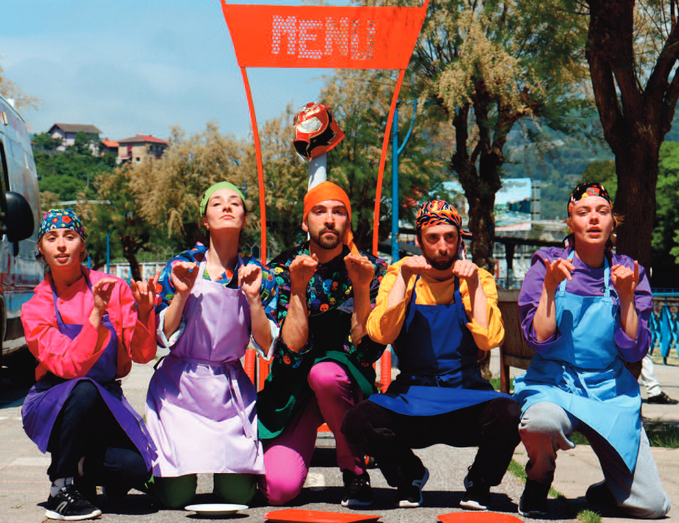 Dantzaz: Menu