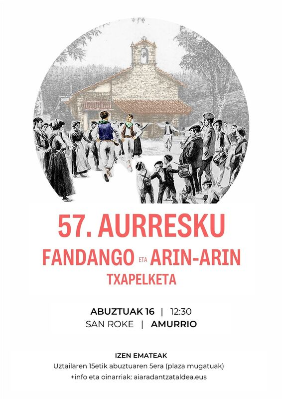Aurresku, fandango eta arin-arin txapelketa