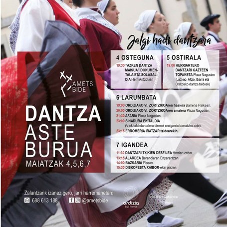 Dantza Asteburua Ordizian