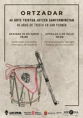Dokumentala: 40 urte txistua jotzen sanferminetan Dokumentala: 40 urte txistua jotzen sanferminetan