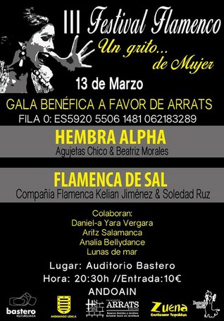 Flamenko jaialdia: Emakume ohiu bat