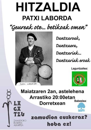 Hitzaldia: Patxi Laborda