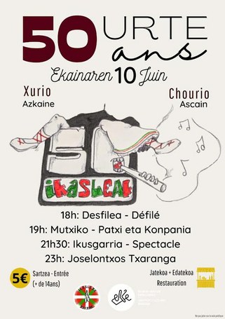 Ikasleak dantza taldea 50 urte