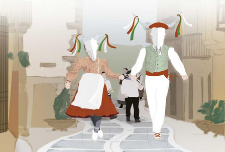 Mahai ingurua: Haur dantza taldeak