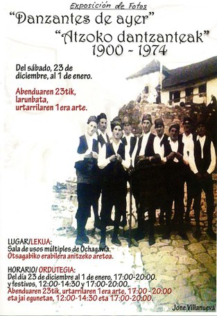 Otsagabiko dantzariei buruzko erakusketa