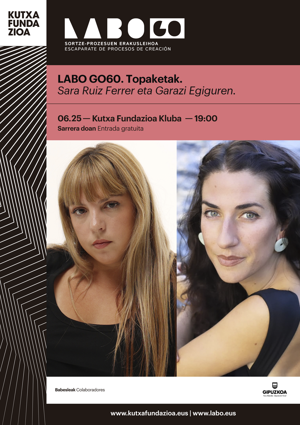 Sara Ruiz Ferrer eta Garazi Egiguren: Topaketak