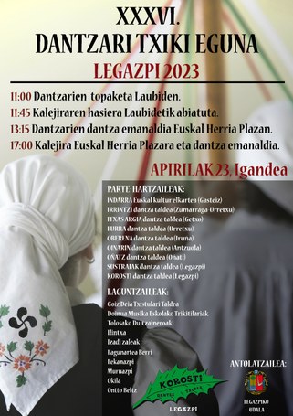 XXXVI. Legazpiko Dantzari Txiki Eguna