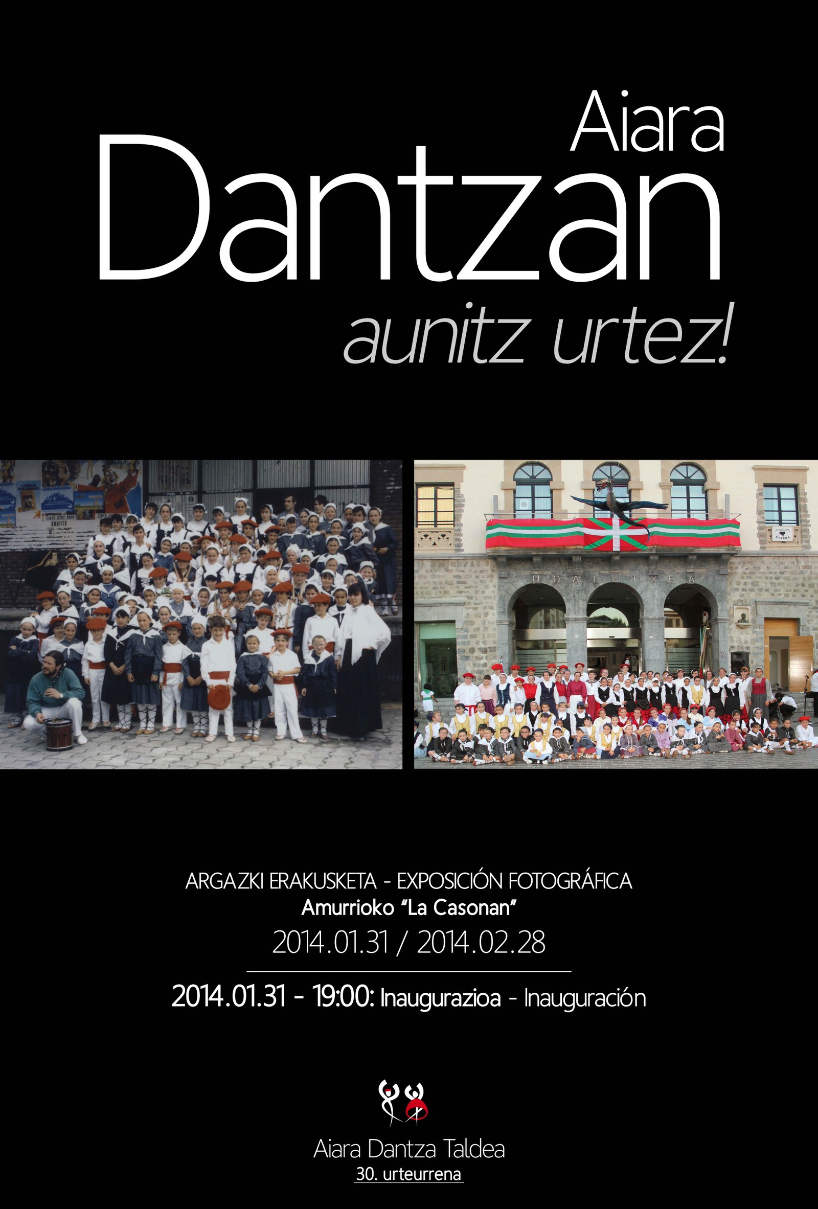 Aiara dantza taldeak 30. urteurrena ospatuko du 2014an