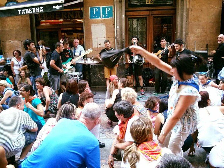 Aiko Taldearen dantzapoteoa Bilboko Aste Nagusian ETB1ean