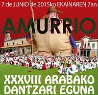 Amurrion ospatuko da Arabako dantzari eguna Amurrion ospatuko da Arabako dantzari eguna