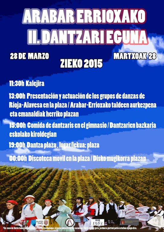Arabar errioxako II. dantzari eguna Eltziekon