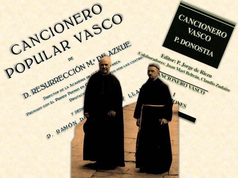 Azkueren eta Aita Donostiaren euskal kantutegiak sarean