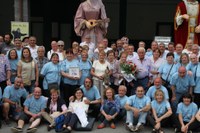 Mende erdiko ibilbidea ospatzen ari da Beti Jai Alai dantza taldea Mende erdiko ibilbidea ospatzen ari da Beti Jai Alai dantza taldea