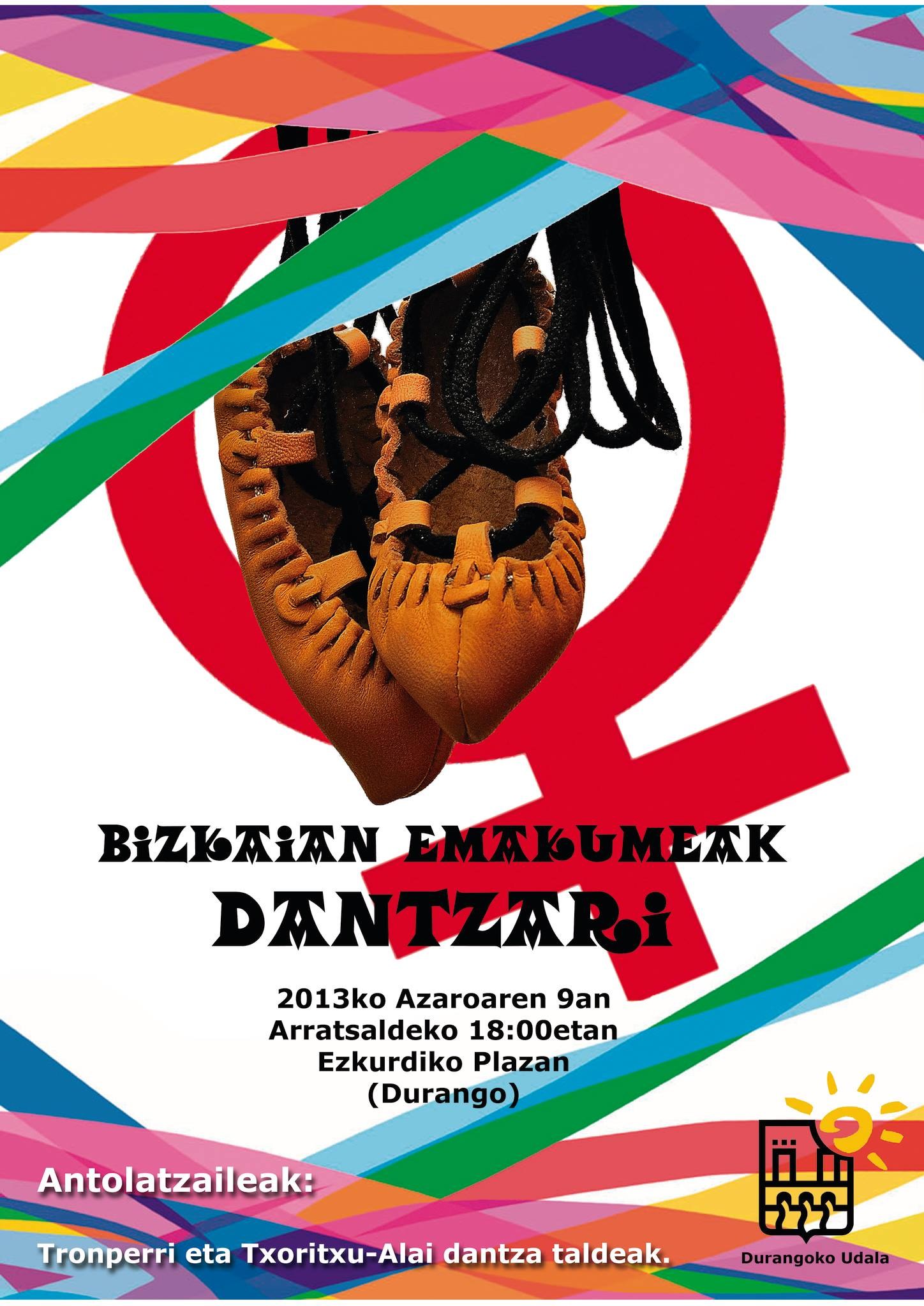 Bizkaian Emakumeak Dantzari jaialdia Durangon