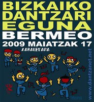 Bizkaiko Dantzari Eguna Bermeon eginen da Bizkaiko Dantzari Eguna Bermeon eginen da