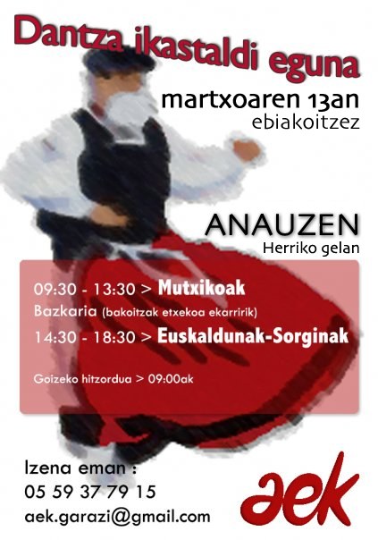 Dantza ikastaldi eguna Anauzen