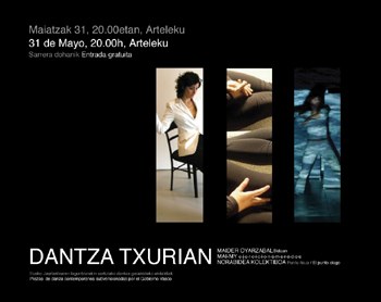 Dantza txurian, hiru dantza pieza Artelekun