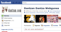 Dantzan.com Facebook-en, orain komunitatea da Dantzan.com Facebook-en, orain komunitatea da