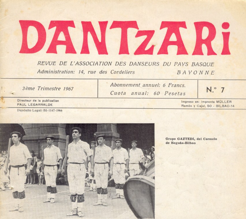 Dantzari aldizkariak formatu digitalean eskuragarri daude