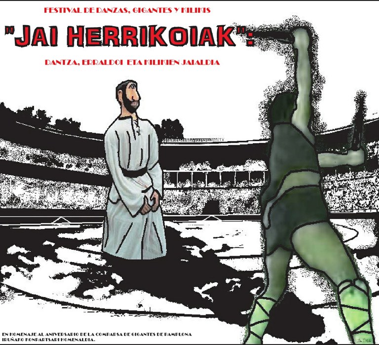 Erraldoien, kilikien eta dantzarien jaialdia Iruñean Erraldoien, kilikien eta dantzarien jaialdia Iruñean