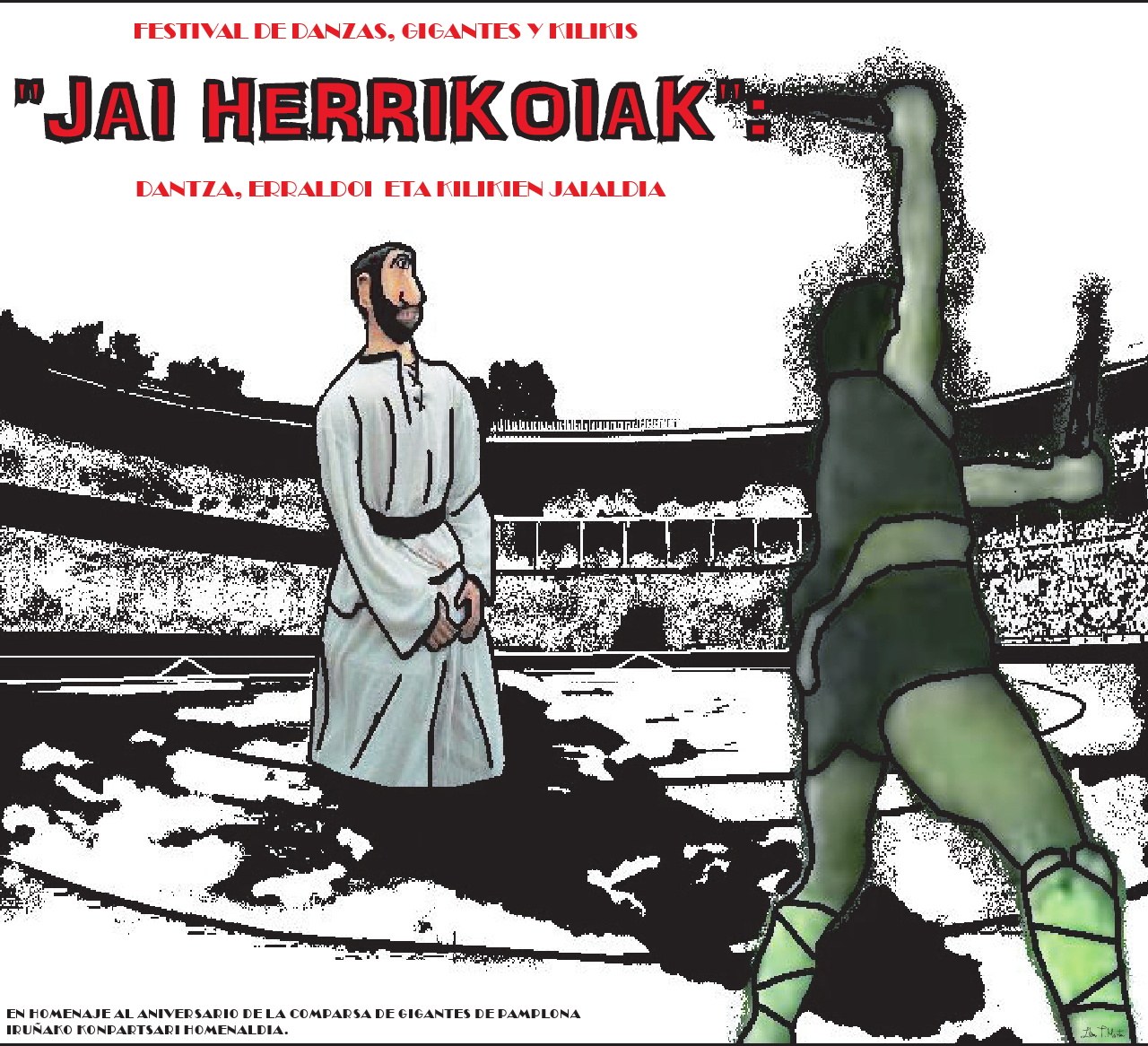 Erraldoien, kilikien eta dantzarien jaialdia Iruñean
