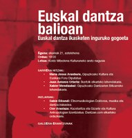 Euskal dantza balioan: euskal dantza ikasketen inguruko gogoeta Euskal dantza balioan: euskal dantza ikasketen inguruko gogoeta