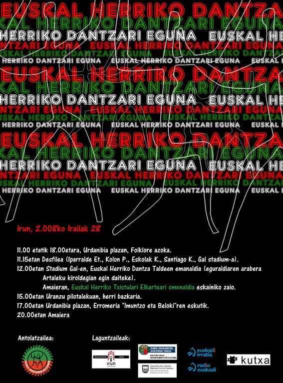 Euskal Herriko Dantzari Eguna 2008 Irunen
