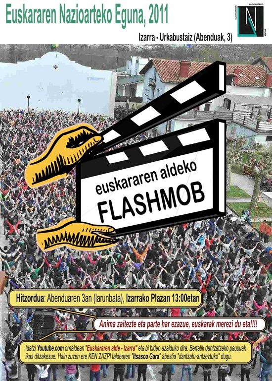 Euskararen alde mugitu... Flashmoba!! Euskararen alde mugitu... Flashmoba!!