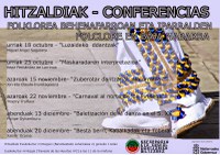 "Folklorea Iparraldean", Nafarroako Dantzarien Biltzarrak antolatutako hitzaldi sorta "Folklorea Iparraldean", Nafarroako Dantzarien Biltzarrak antolatutako hitzaldi sorta