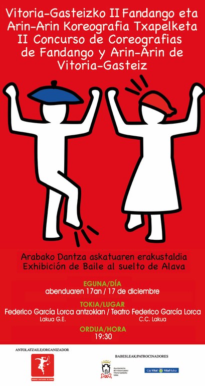 Gasteizko II Fandango eta arin-arin koreografia txapelketa