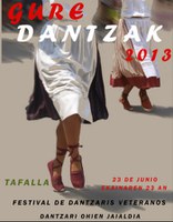 Gure Dantzak jaialdiaren 6. ekitaldia Tafallan ospatuko da igandean Gure Dantzak jaialdiaren 6. ekitaldia Tafallan ospatuko da igandean