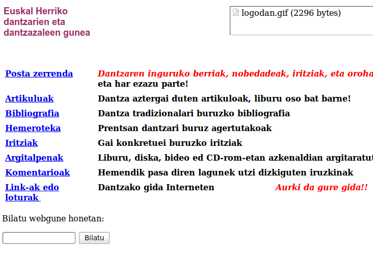 Hamar urte bete ditu dantzan.com-ek Hamar urte bete ditu dantzan.com-ek