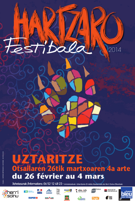 Hartza gai nagusi hartuta, hemen da Hartzaro 2014 jaialdia