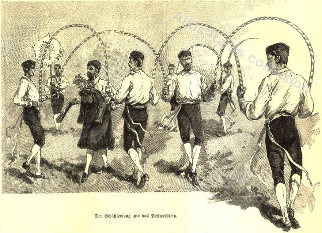 1894 Erfurt Alemania arku-dantza