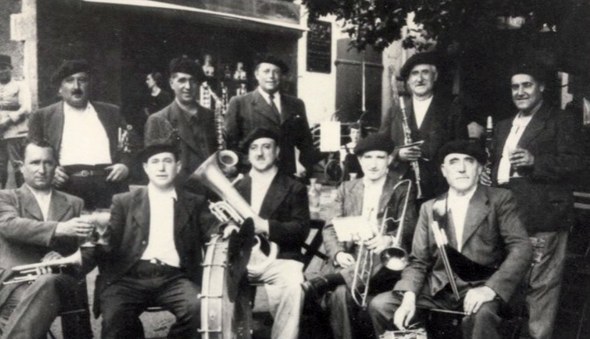 1936 Faustin Bentaberri orkestra Donibane- Garazi