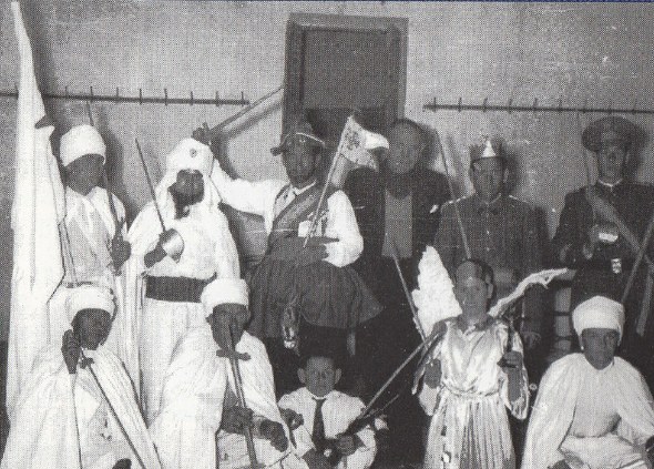 Ampudia - Entrada del moro 1956 Ampudia - Entrada del moro 1956