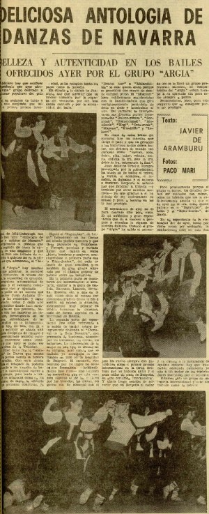1971 La voz de Espana - Argia 1971 La voz de Espana - Argia