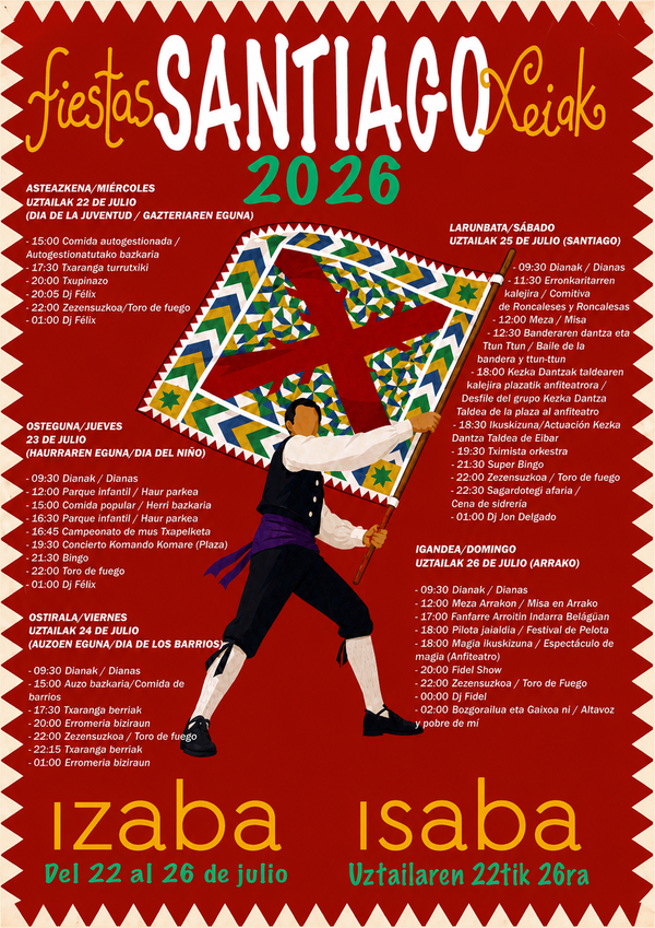 Izaba xeiak afitxa 2026