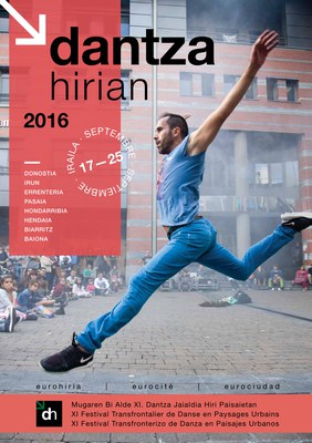 Dantza Hirian 2016ko aurkezpen kartela Dantza Hirian 2016ko aurkezpen kartela