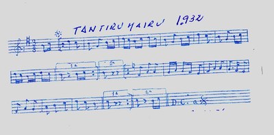 Tantirumairu partitura