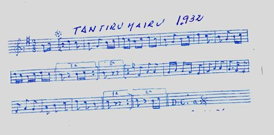 Tantirumairu partitura Tantirumairu partitura