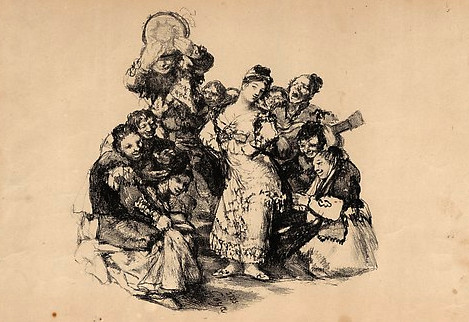 Andaluziako dantza, Goya  1746–1828 New York Metropolitan Museum DP250640