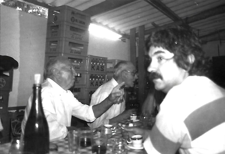 Andoain axeri-dantza: David Zabala, Faustino Sorondo eta Juantxo Arregi. Andoain axeri-dantza: David Zabala, Faustino Sorondo eta Juantxo Arregi.