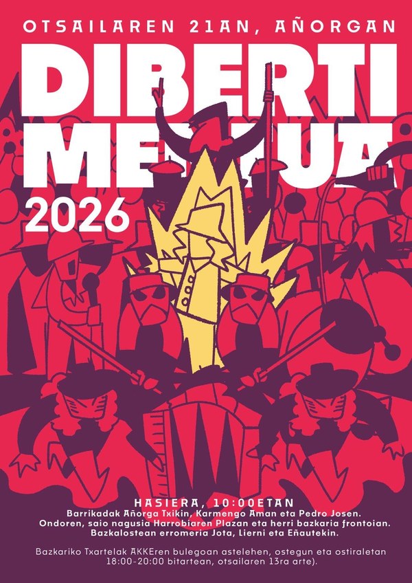 Añorga Dibertimentua 2026 kartela