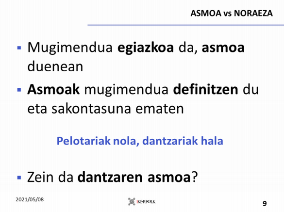 Arregi estiko aurkezpena