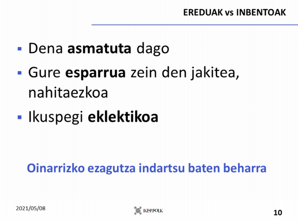 Arregi estikoa aurkezpena