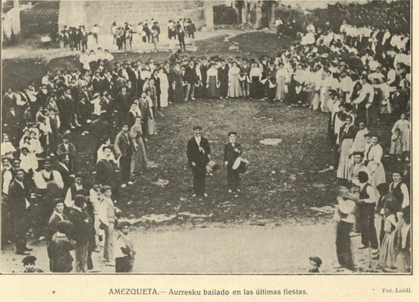 Aurreskua, Australia, 1915