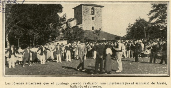 Aurreskua, Eibar, 1912