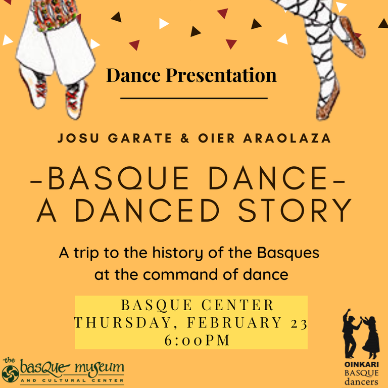 Basque Dance, A Danced Story – Presentation by Josu Garate & Oier Araolaza Basque Dance, A Danced Story – Presentation by Josu Garate & Oier Araolaza