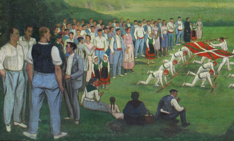 Bitorikako irin fabrikan dantzari-dantza Bitorikako irin fabrikan dantzari-dantza